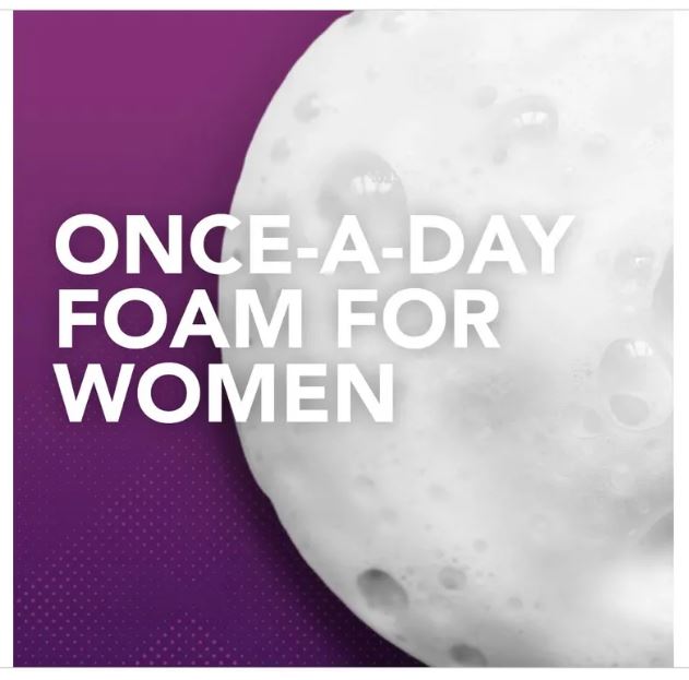 KIRKLAND Minoxidil 5% Foam Women - 6-Month Treatment - MinoxFactor