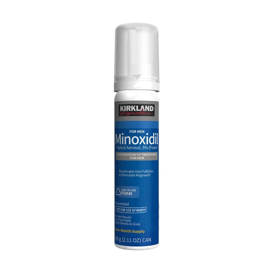 KIRKLAND Minoxidil 5% Foam - 1-Month Treatment - MinoxFactor